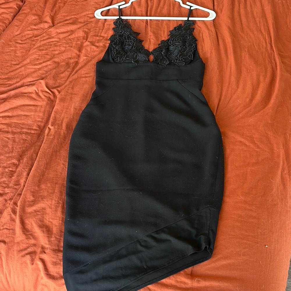 House of CB Black Bodycon Cocktail Dress